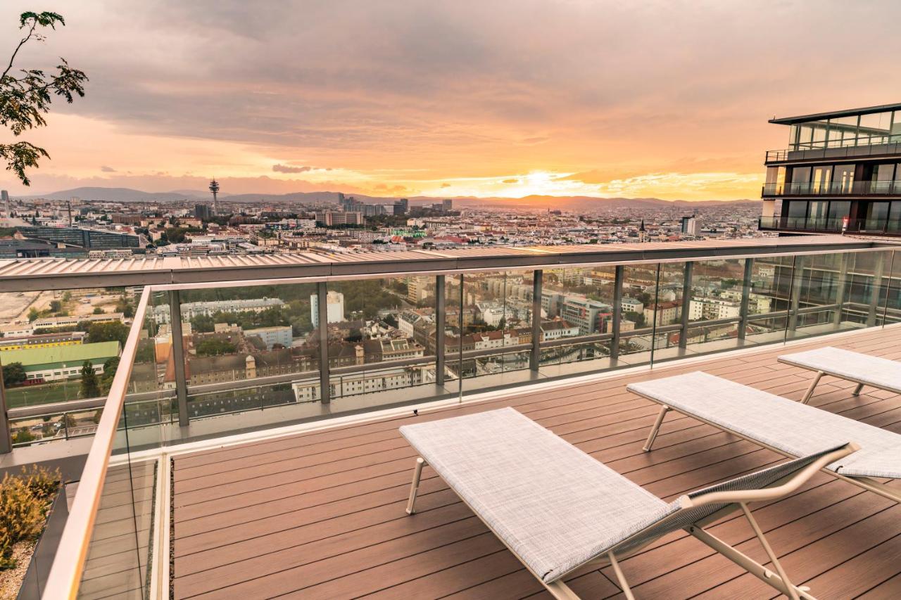 Triiiple Tower Dream Apartments With Rooftop-Summer-Pool Wien Exterior foto